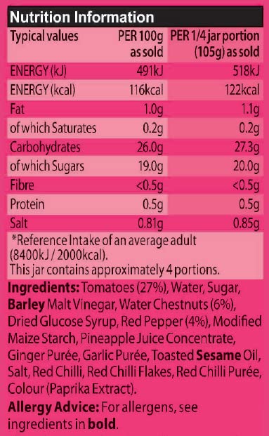 Sharwood's Kung Po Sauce – Sweet & Sticky Chinese Stir-Fry Sauce with Chilli Kick