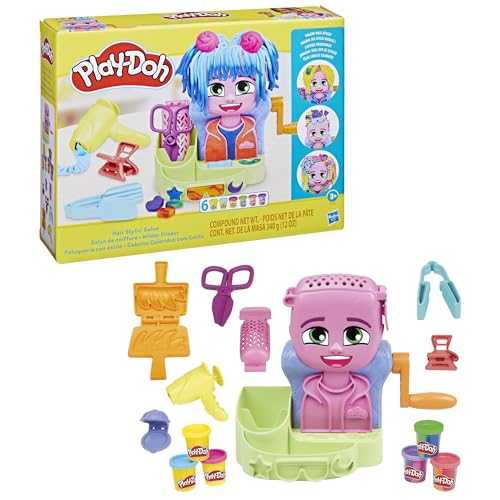 Play-Doh Hair Stylin' Salon Playset - Creative Styling Fun for Ages 3+ 15