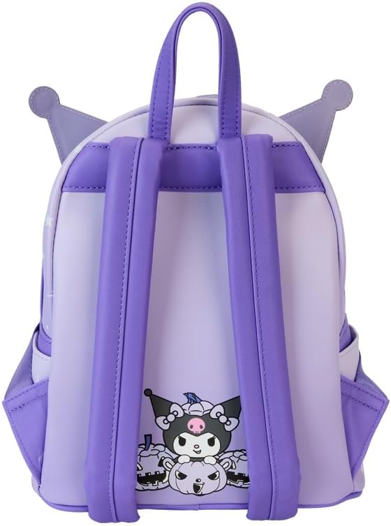 Loungefly Sanrio Kuromi Pumpkin Glow Mini Backpack 4