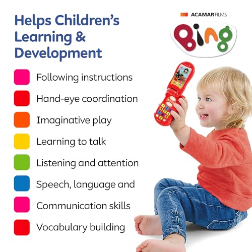 Bing Flip & Learn Phone - Interactive Educational Toy for Toddlers 18 Months+ 7