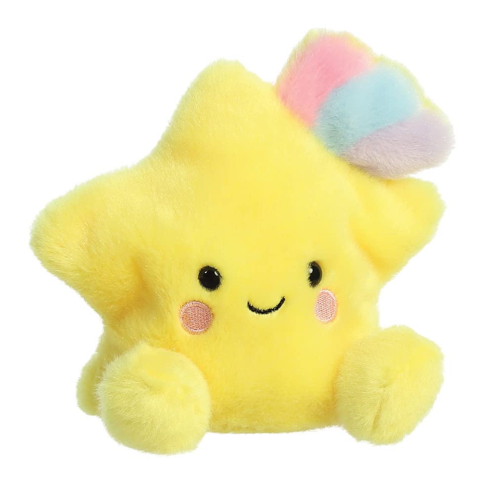 AURORA Palm Pals Pisces Shooting Star Soft Toy - Yellow, Medium, Suitable from Birth