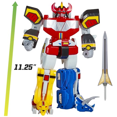 Power Rangers Mighty Morphin Ultimate Megazord Electronic Figure - Light-Up, Sound & Sword, Ages 4+ 7