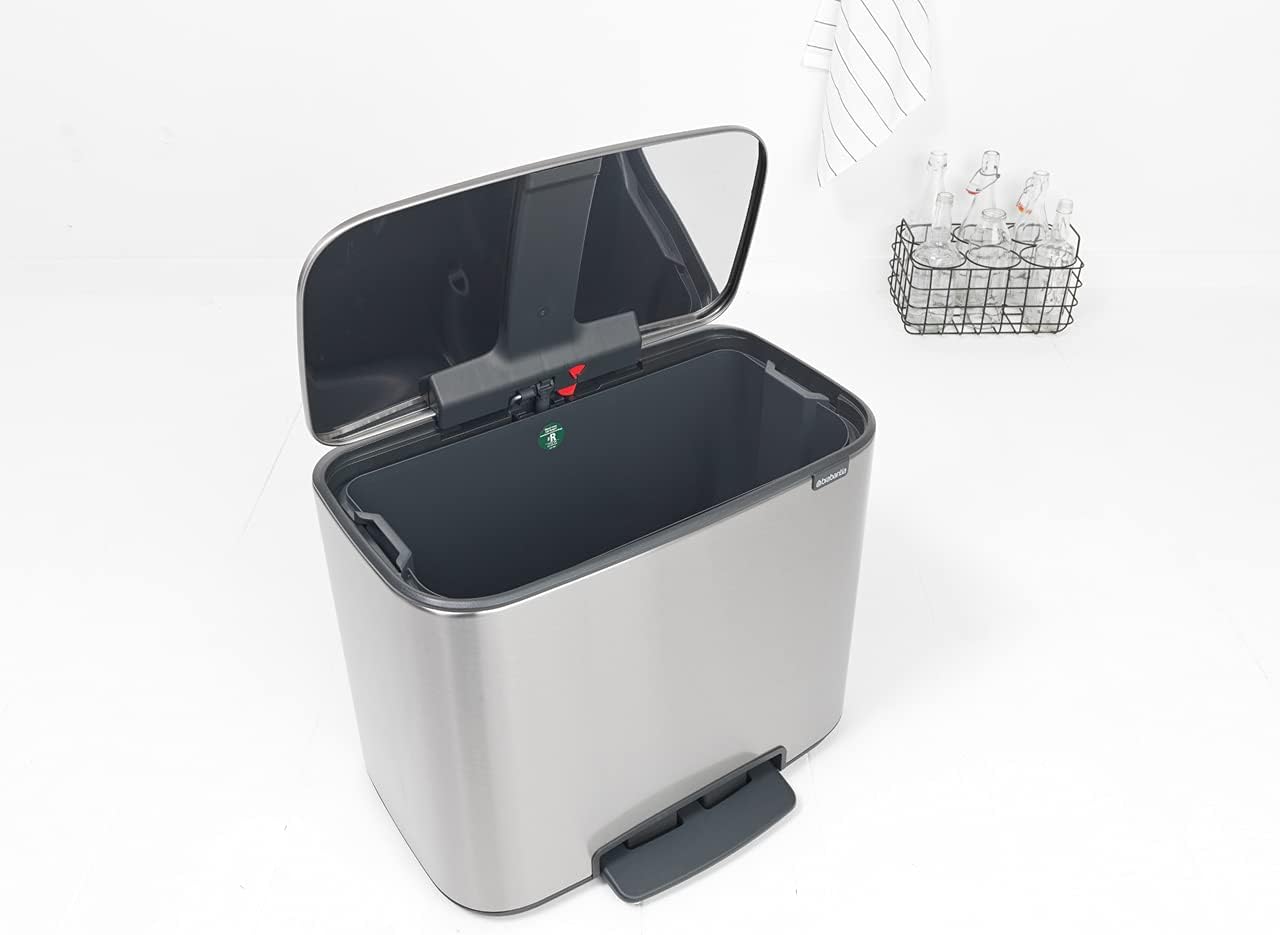 Brabantia PerfectFit Bin Liners - Thick Plastic Trash Bags for 36L Bins (Model 138546)