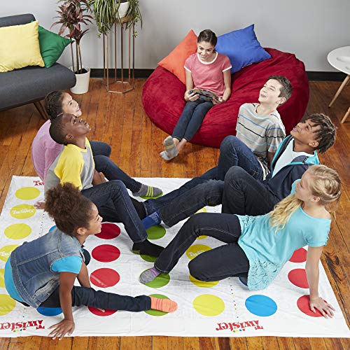 Hasbro Gaming Twister Ultimate - Bigger Mat, More Spots, Family Party Game for Kids Ages 6+ 14