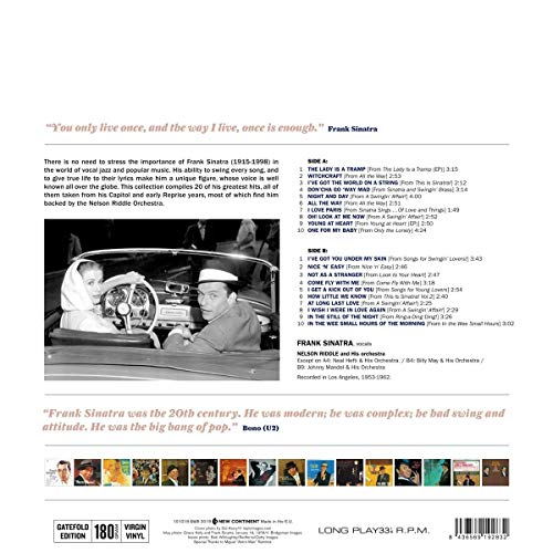 Frank Sinatra - The Hits (20 Greatest Hits) Deluxe Gatefold Edition [VINYL] 4