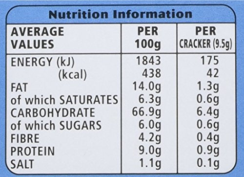 Jacob's Crispbreads Mischkorncracker, 20 Cracker (5 Packungen mit je 4 Stück), 190 g 7