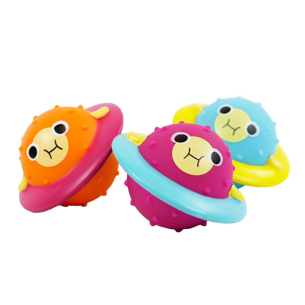 Splash About Flip and Float Pufferfish Toys - Floating Bath Toys for Water Play, 3-Pack