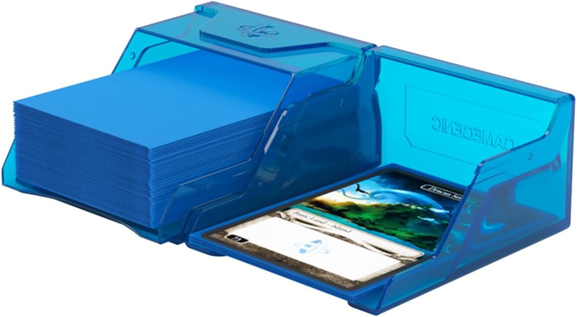 Gamegenic Bastion 50+ Blue Deck Box for Double-Sleeved Cards