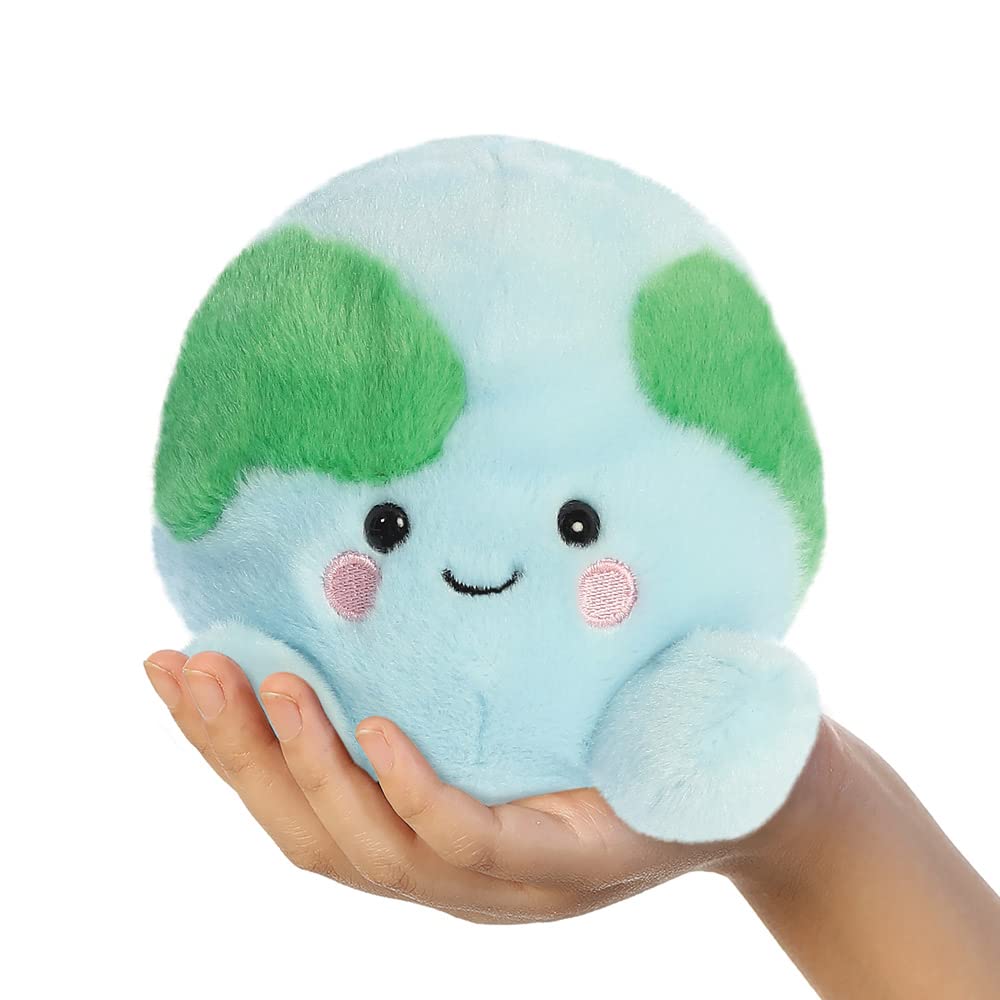 AURORA Palm Pals Eve Earth Stuffed Toy - Eco-Friendly | Bean-Filled | 13 cm 3