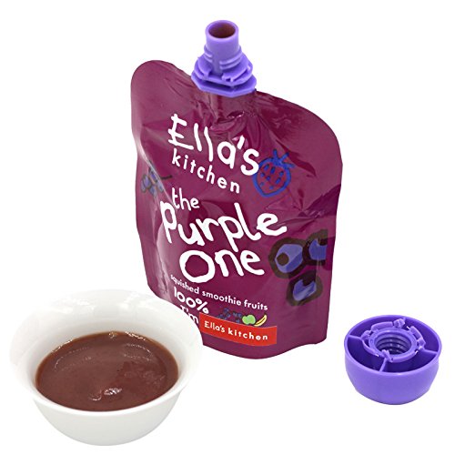 Ella's Kitchen Organic Fruit Smoothie The Purple One - Blackcurrant & Blueberry | 90g 4