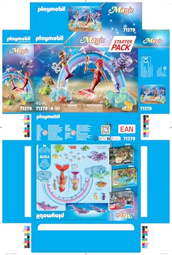 Playmobil 71379 Magic Mermaids Starter Pack - Imaginative Underwater Playset for Ages 4+ 4