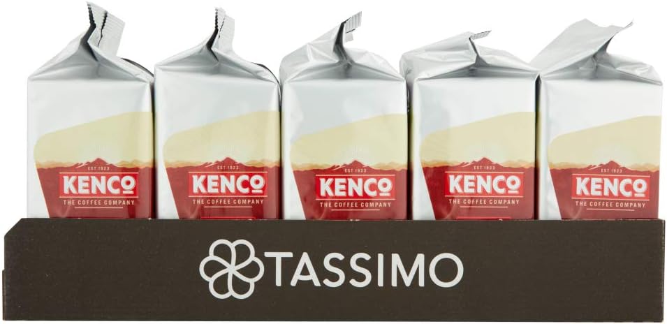 Tassimo Kenco Americano Smooth Coffee Pods (Pack of 16 T DISCs) - 5 Packs (80 Capsules Total)