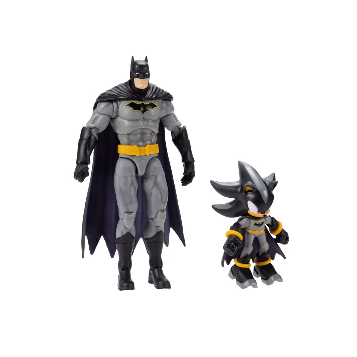 Sonic The Hedgehog Shadow as Batman & Classic Batman Action Figure Multipack | 2.5' & 5' Figures | Ages 3+ 2