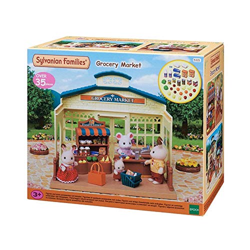 Sylvanian Families Grocery Market Playset - 20-Piece Role Play Set for Ages 3+ 3