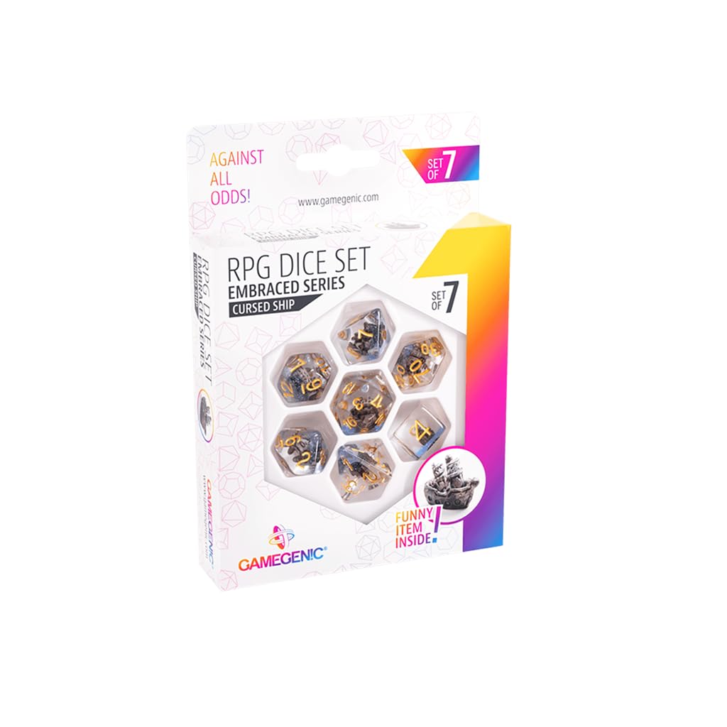 Gamegenic Cursed Ship Embraced Series Dice Set (7pcs)