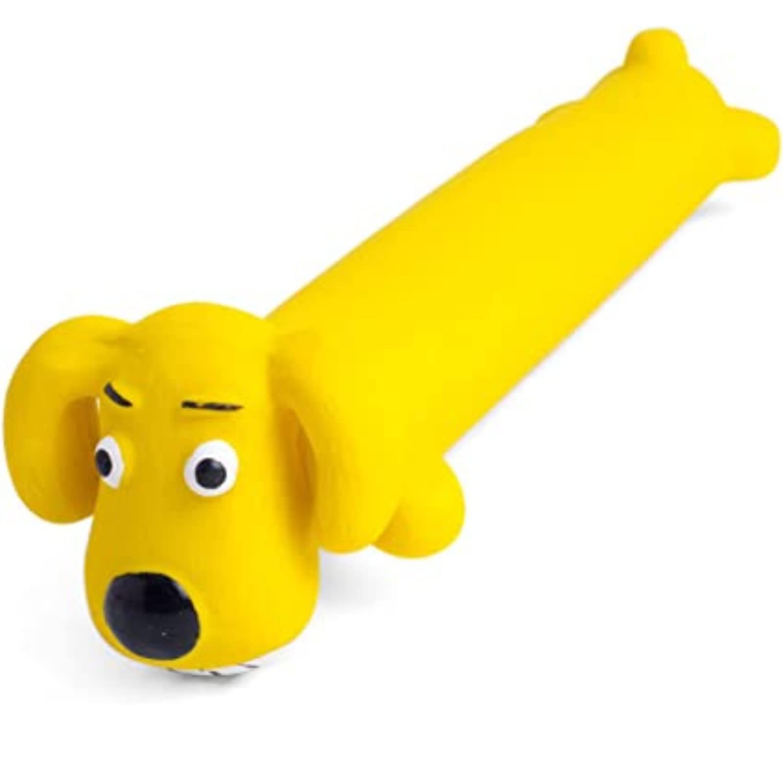Petface Soft Latex Loofah Chew Toy - Squeaker Included | Water Resistant | Assorted Color 3