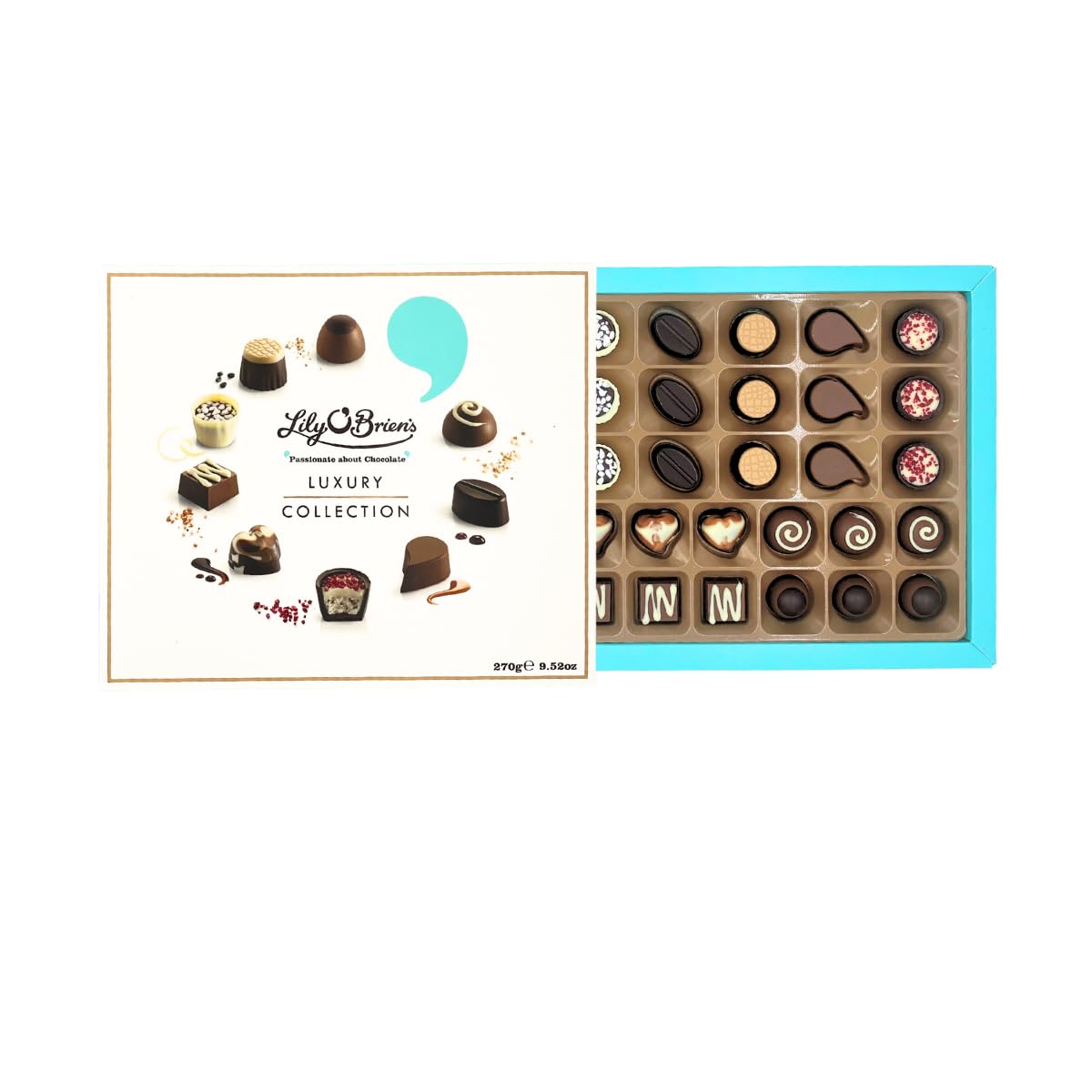 Lily O'Brien's Luxury Collection - 27 Assorted Chocolates from 9 Original Recipes