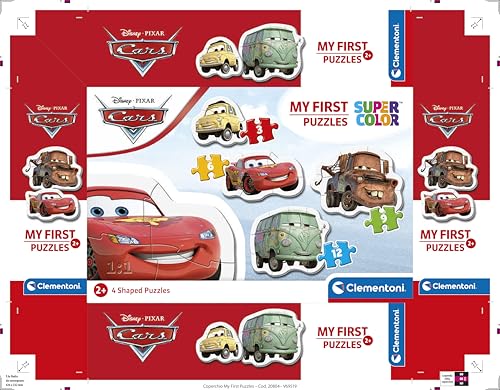 Clementoni My First Puzzle - Cars 3-6-9-12 Piece Jigsaw Set for Toddlers 5