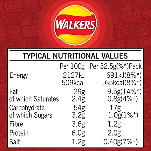 Walkers - Tomato Ketchup Crisps Multipack 32 x 32.5g 7
