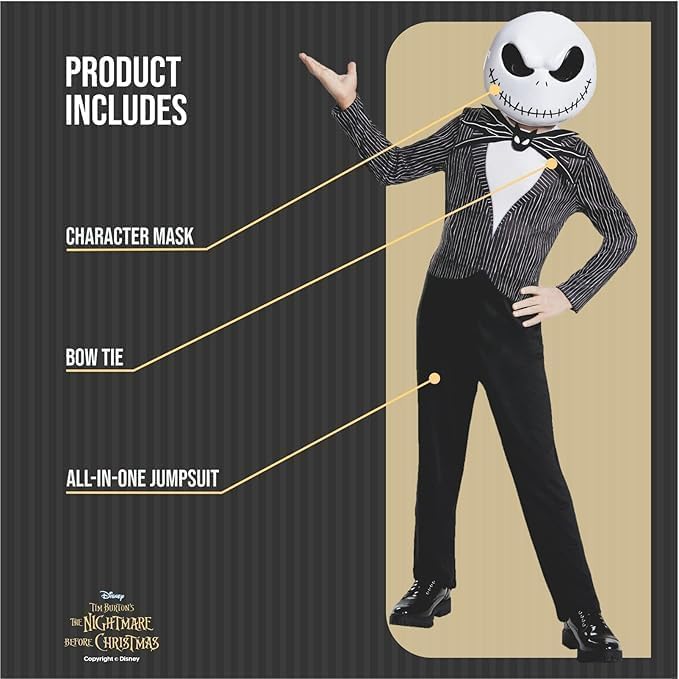 Disney Jack Skellington Costume - Kids Size