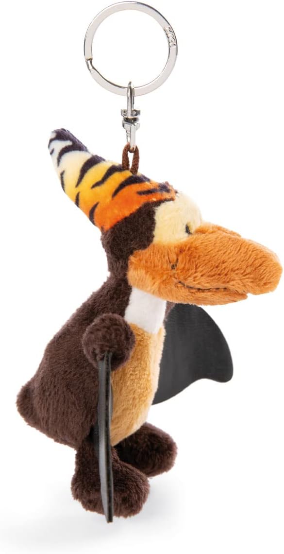NICI Dino Orny Pteranodon Keyholder 10cm Green Plush with Metal Ring