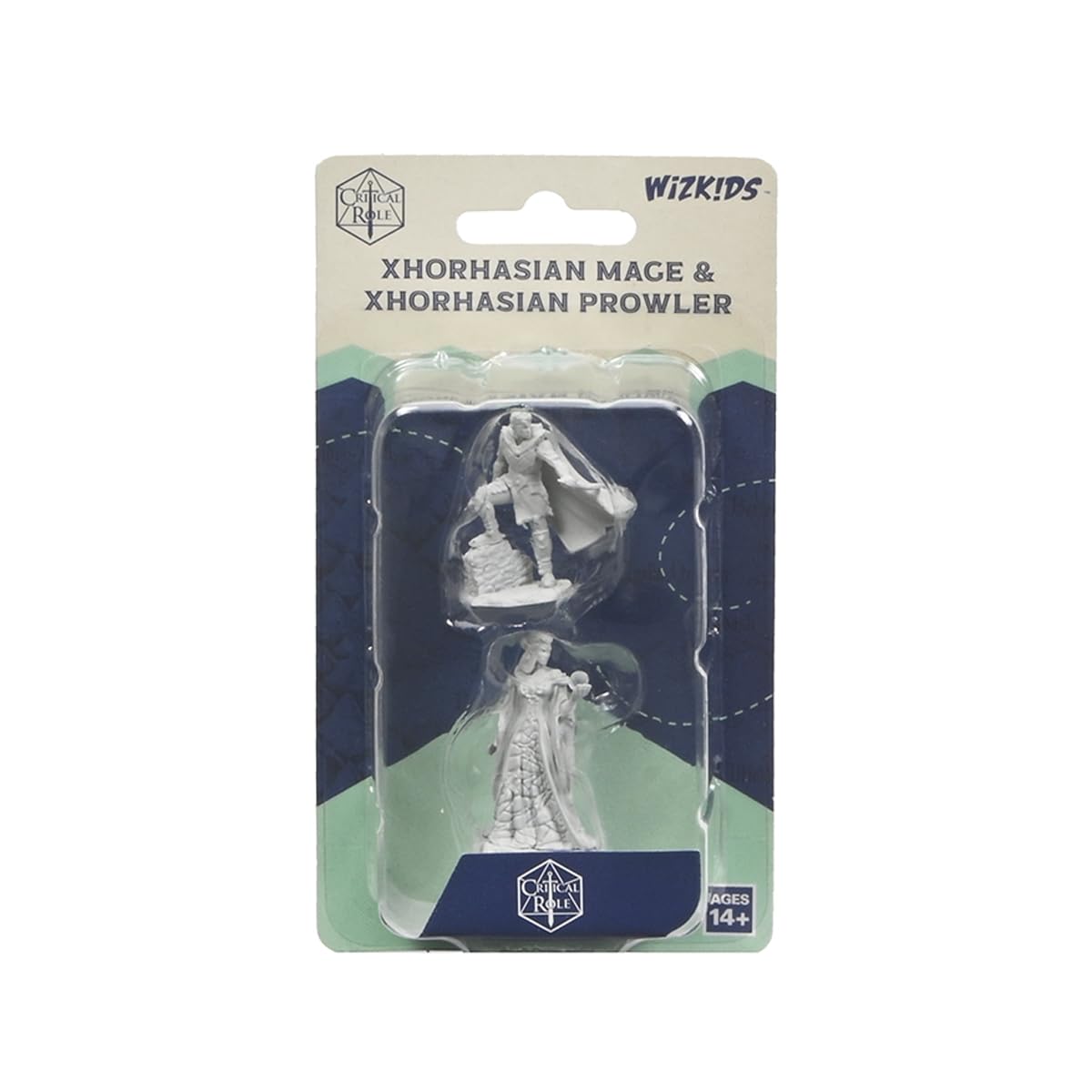 WizKids Critical Role Unpainted Miniatures: Xhorhasian Mage & Xhorhasian Prowler