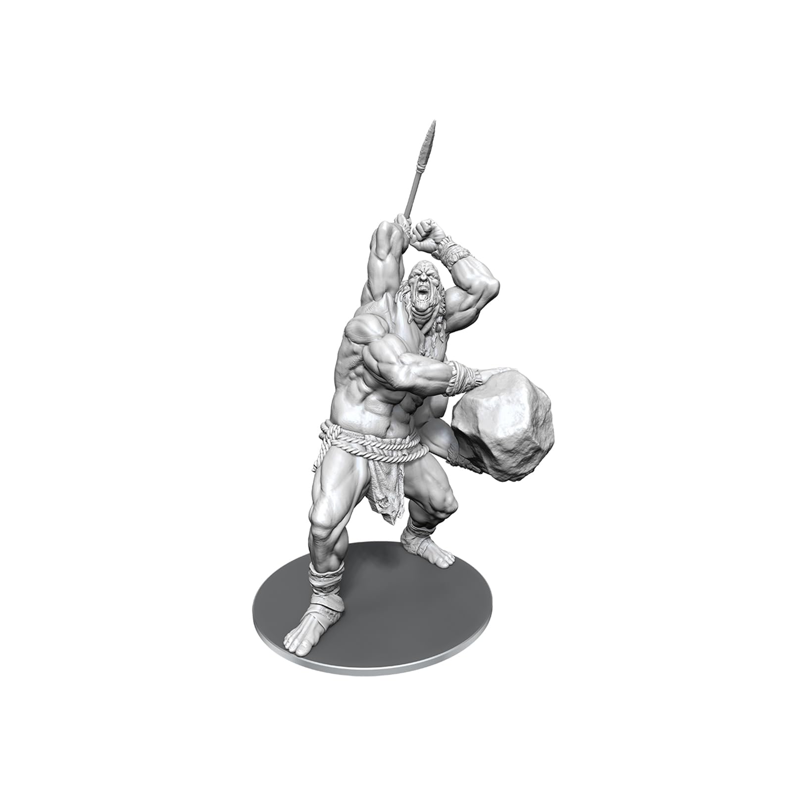 WizKids Nolzur's Marvelous Miniatures - B'rohg Yuan-ti Pureblood Unpainted Figure | Plastic