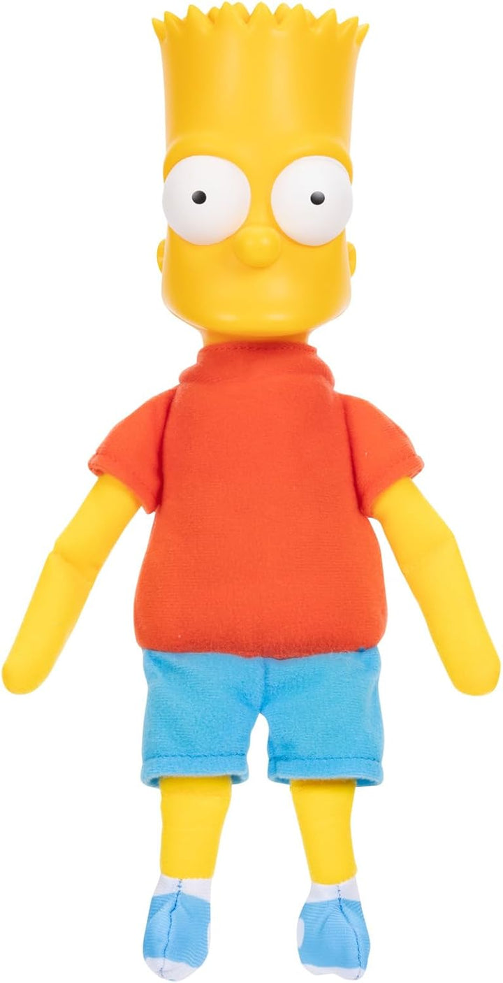 JAKKS Pacific The Simpsons Bart Simpson Plush Shelf Talker Collectible Figure (175614-PB)