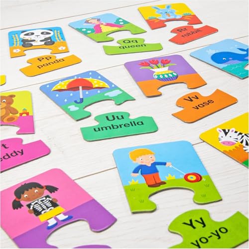 Galt Toys Alphabet Puzzles - 26 Two-Piece Educational Jigsaw Puzzles for Kids 3+ 11