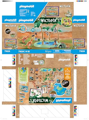 Playmobil 71624 Wiltopia: Australian Wildlife Adventure Playset for Kids 4+ 8