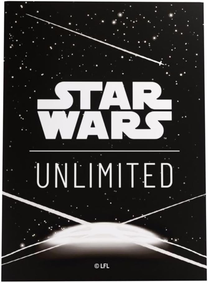 Gamegenic Star Wars Unlimited Art Sleeves 60-Pack, White & Clear Design