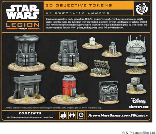 Asmodee Star Wars: Legion - 3D Objective Tokens | 10 Markers | Unisex Adult 2