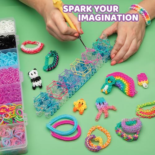 Rainbow Loom Mega Combo Loom Band Kit - 7000 Bands & 300 Clips for Kids 7+ 10