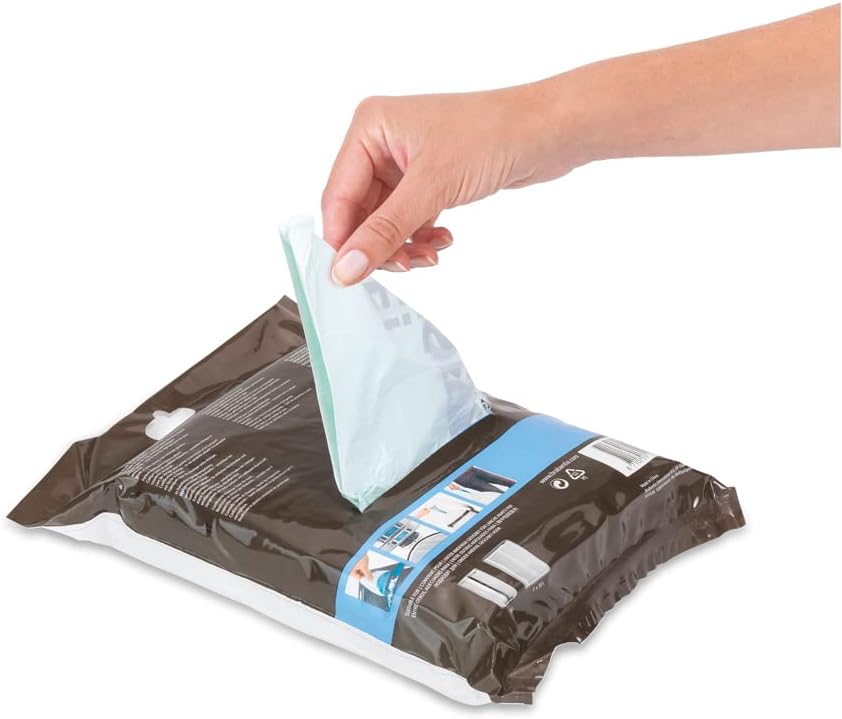 Brabantia PerfectFit Bin Liners Size O/30 Litre - Thick Plastic Trash Bags with Tie-Tape Handles (40 Pack) 3