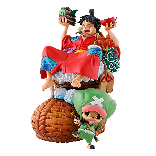 Megahouse Petitrama DX One Piece - Logbox Re Birth Vol. 1 - Monkey D. Luffy & Tony Tony Chopper Statuette (MGH51735)