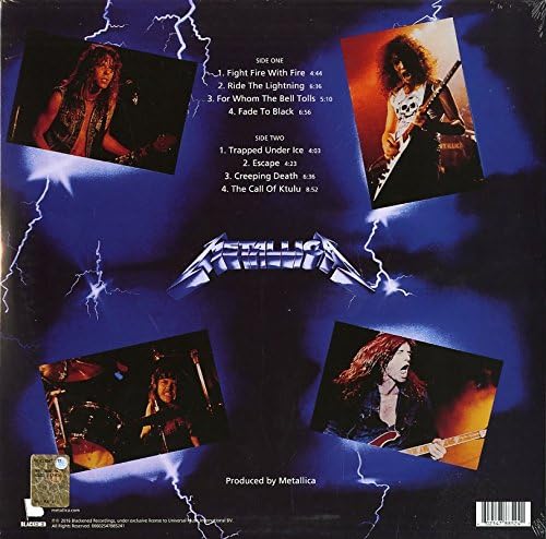 Metallica - Ride the Lightning Audio CD
