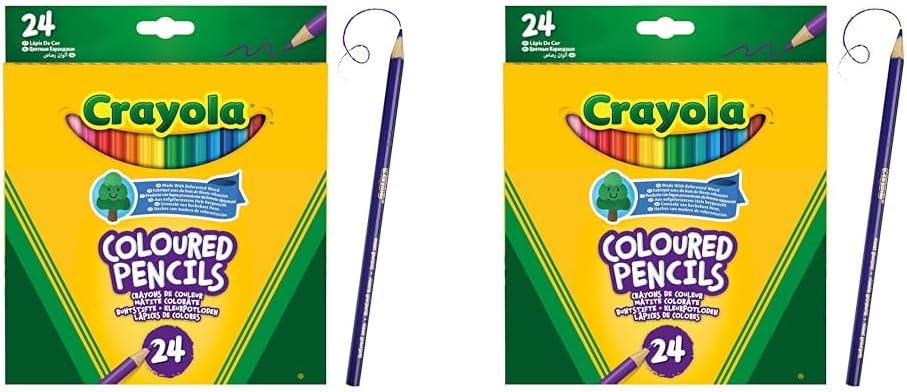 CRAYOLA Coloured Pencils - 48 Pack Multicolor Pencils for Kids, Ages 3+