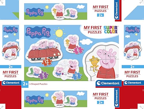 Clementoni Peppa Pig My First Puzzles - 30-Piece Educational Puzzle Set for Toddlers 2+ 6