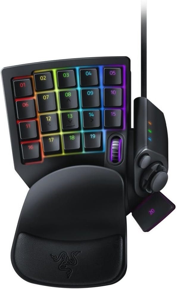 Razer Tartarus V2 Mecha-Membrane Gaming Keypad – 32 Programmable Keys, Chroma RGB, Ergonomic Design