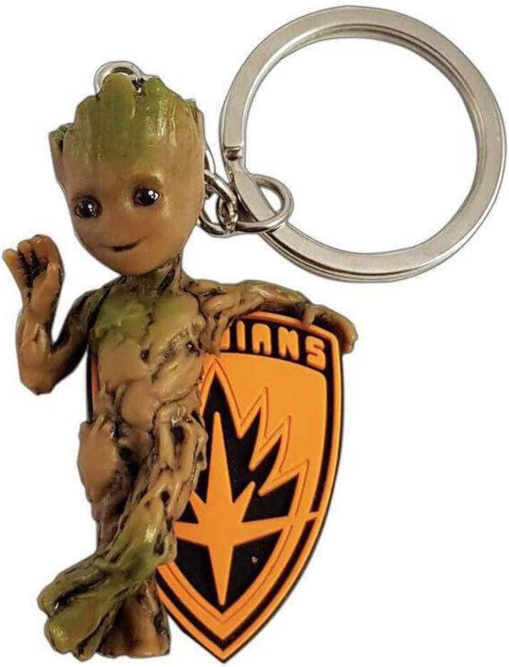 Semic Baby Groot Marvel Keychain Key Ring (3760226375890)