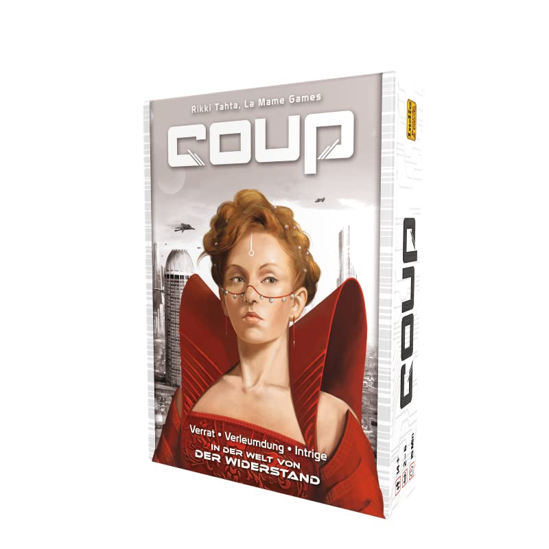 ELZNIR GAMES Coup Resistor Card Game for 2-6 Players, German Edition