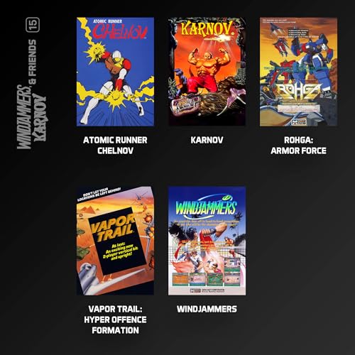 Windjammers, Karnov & Friends - Evercade Arcade Collection 8