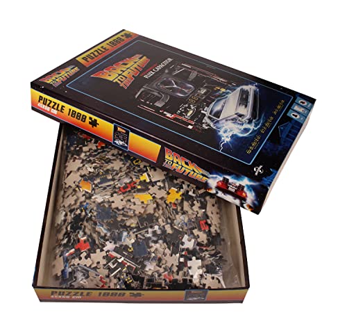 Back to the Future 1000-Piece Jigsaw Puzzle - Powered by Flux Capacitor, Ages 14+