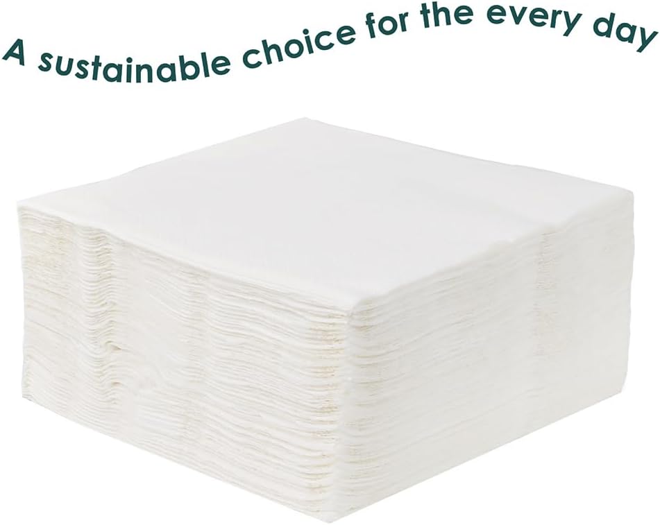 Talking Tables Table Kind 100 Pack Soft White Napkins 2-Ply 33cm