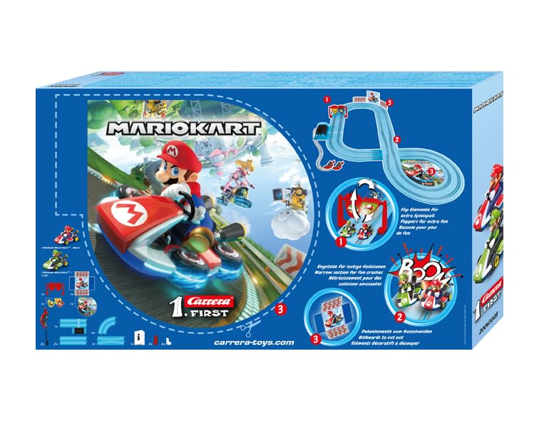 Carrera Mario Kart Slot Car Track Set - 2.9m Track | Ages 3+ | Up to 2 Drivers 2