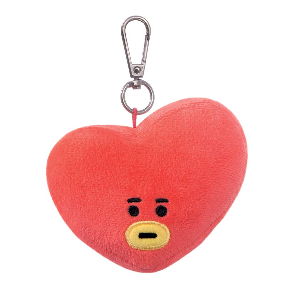 AURORA BT21 Official Merchandise TATA Plush Key Clip | Blue and Red | 61335