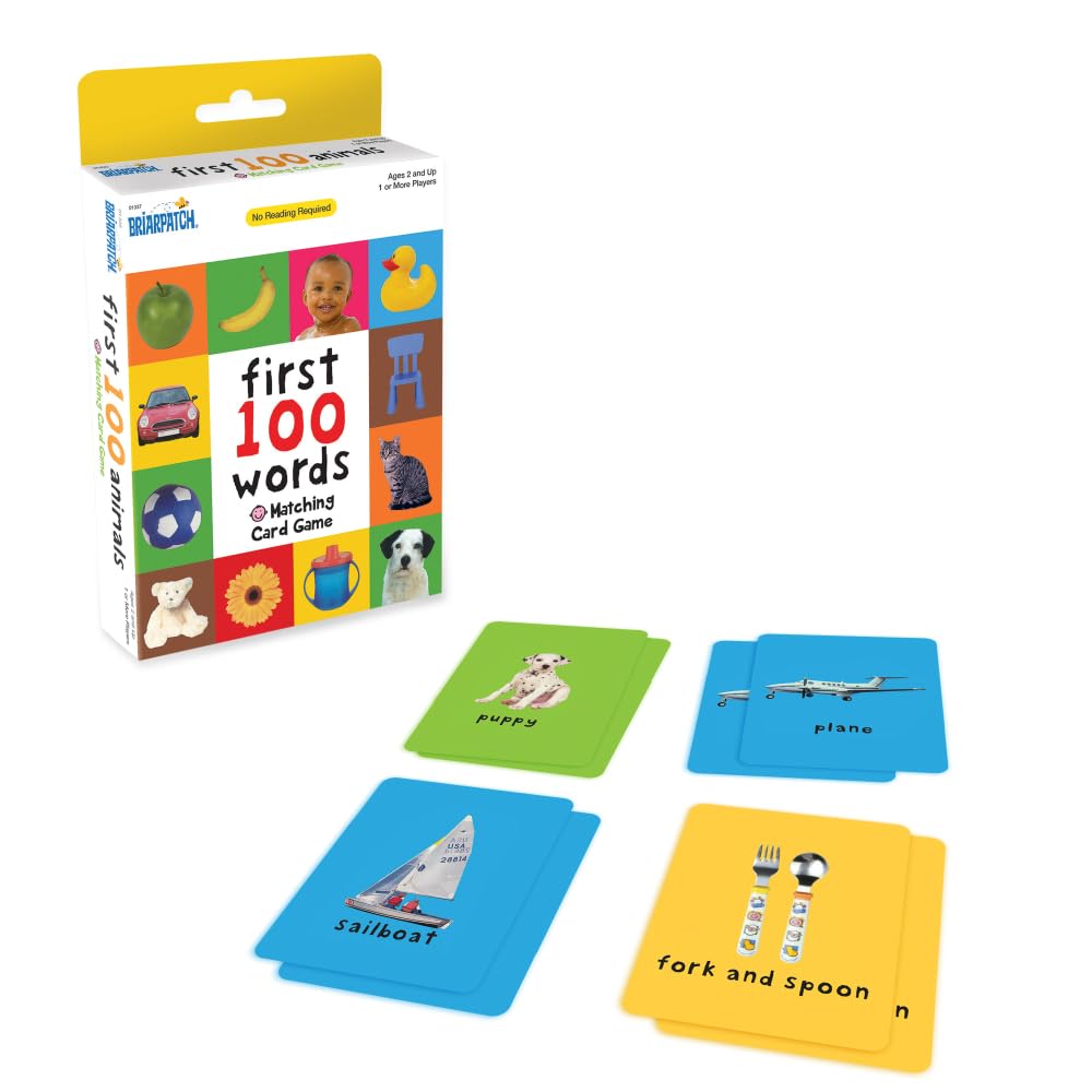 University Games First 100 Words Matching Card Game