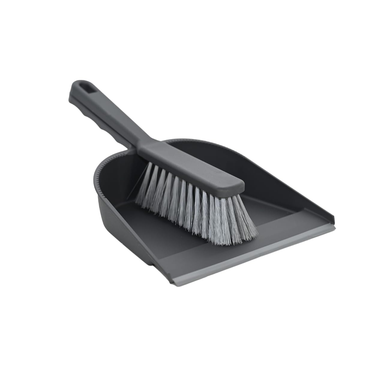 YORK Hand Brush and Shovel with Rubber - Dustpan and Broom Set with Click System 3