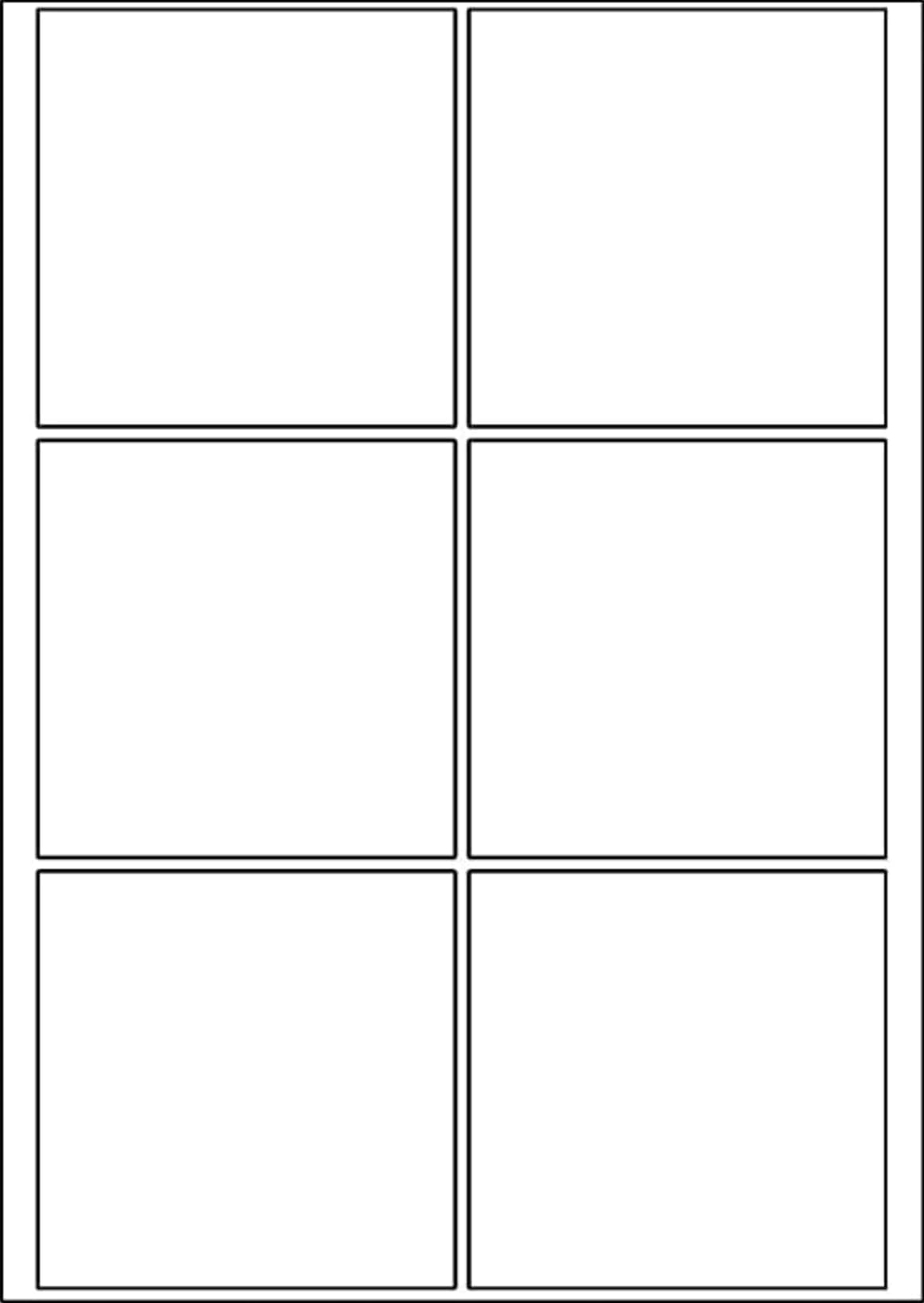SmithPackaging A4 Self Adhesive Address Labels - 6 Labels/Sheet, 20 Sheets, Matte White, Permanent Adhesive 1