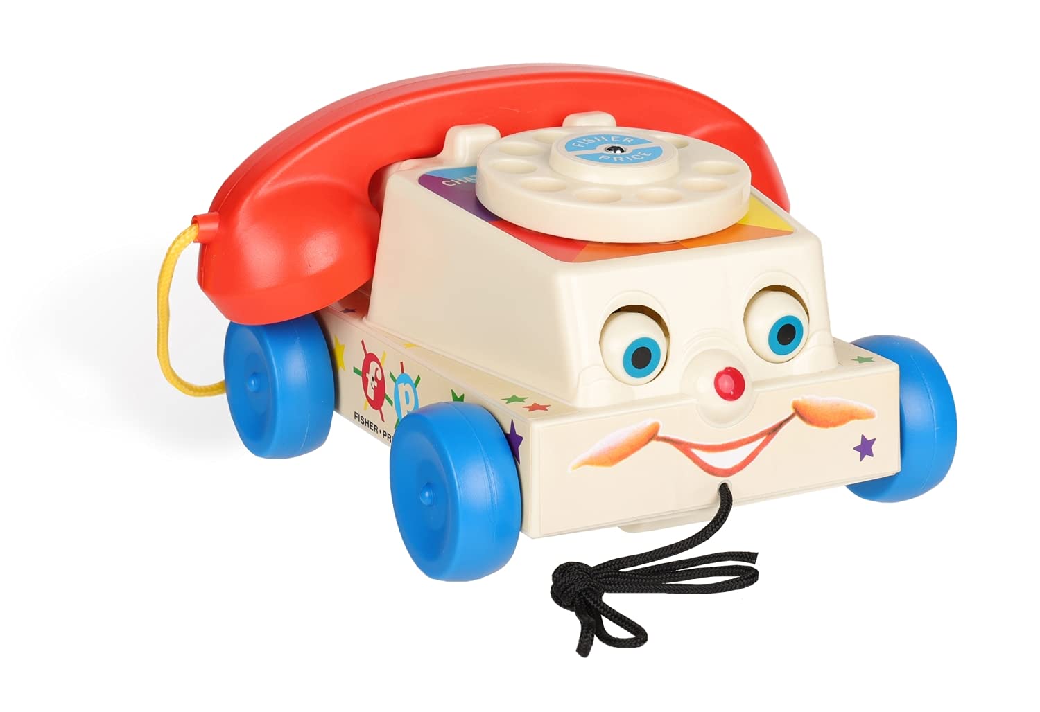 Fisher Price Chatter Telephone - Retro Push Along Toy for Toddlers 12M+